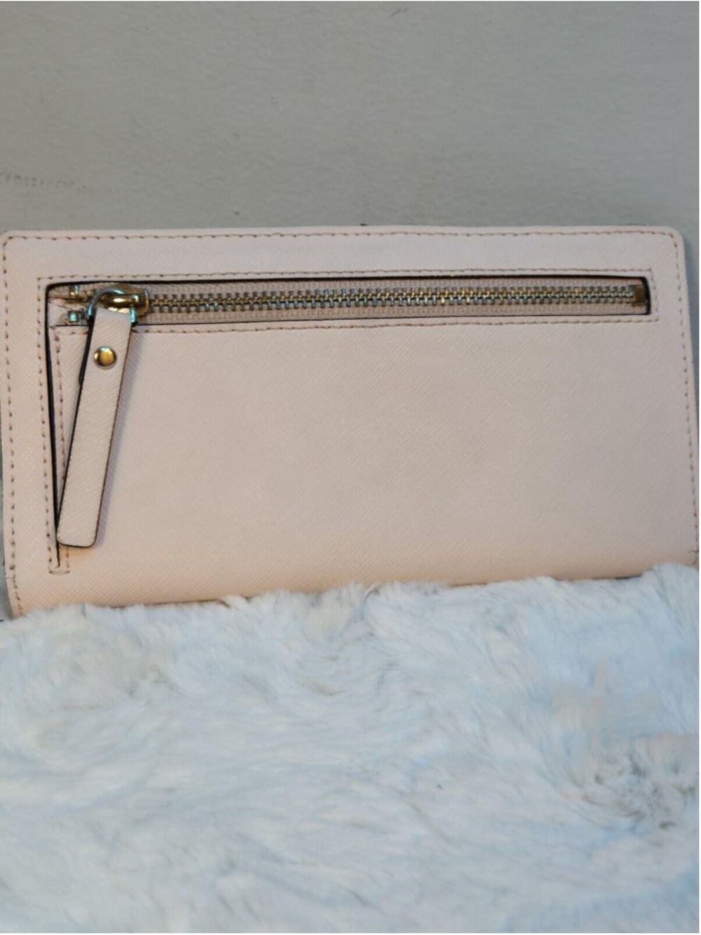 Kate Spade New York Staco Saffiano Leather Large Slum Bifold Blush - Picture 5 of 14